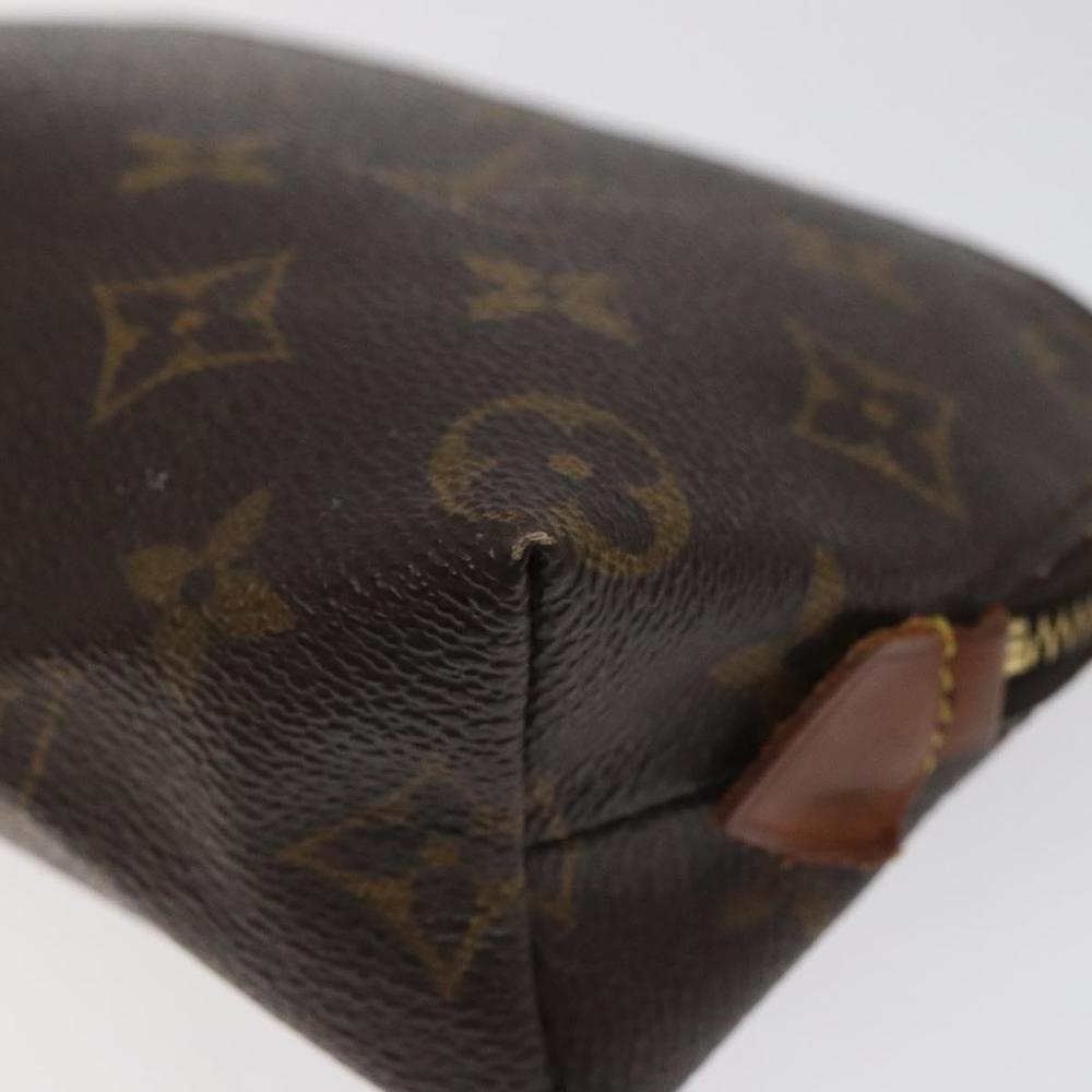LOUIS VUITTON Monogram Pochette Cosmetic PM Cosmetic Pouch M47515 LV Auth fm4619 - Picture 7 of 16